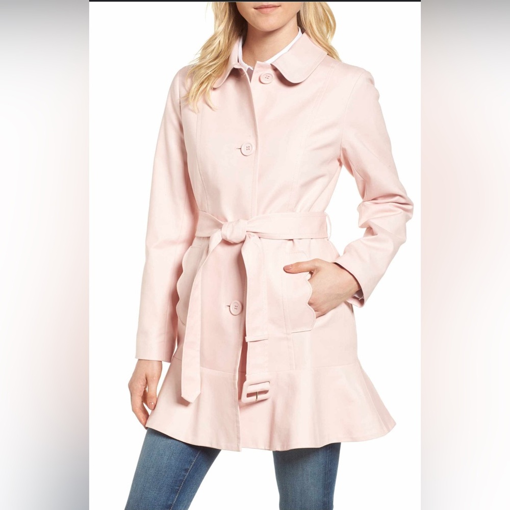 Kate Spade pink trench coat